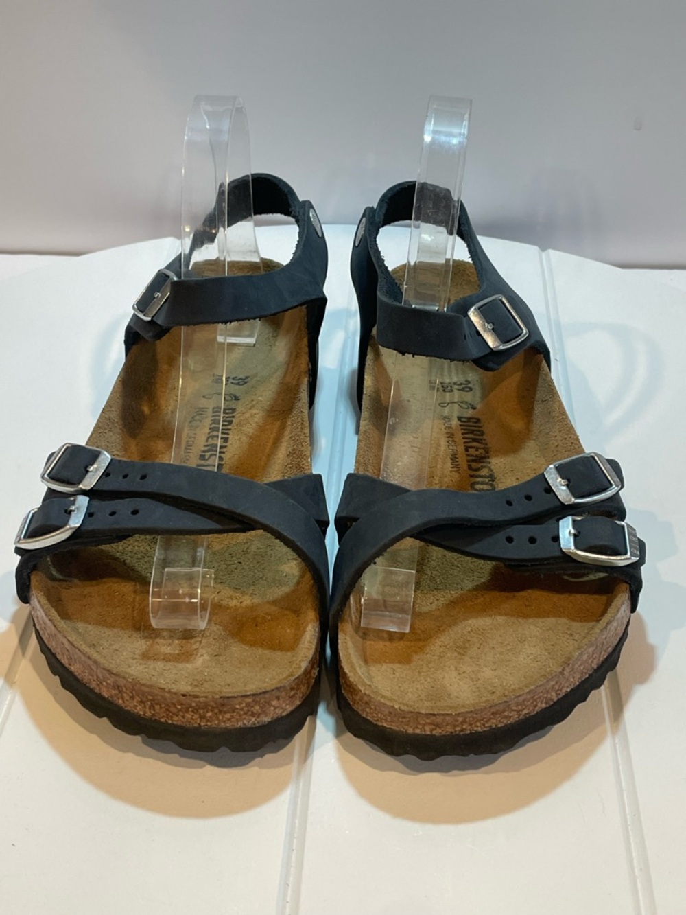 BIRKENSTOCK Kumba Natural oiled leather Black W8-8.5 / EU 39 W8 M 6